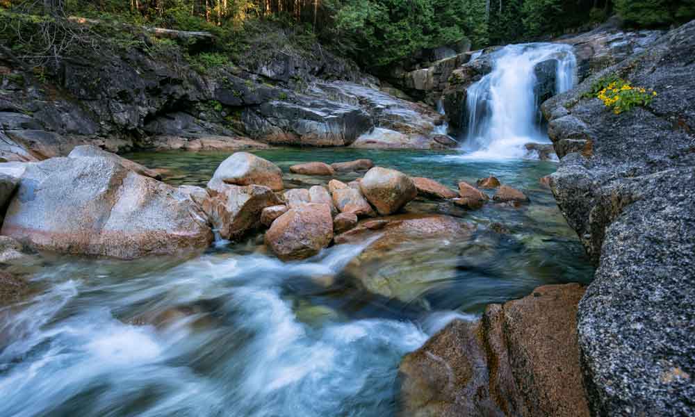 Maple Ridge Accountants Waterfall in Golden Ears Park in Maple Ridge, BC.